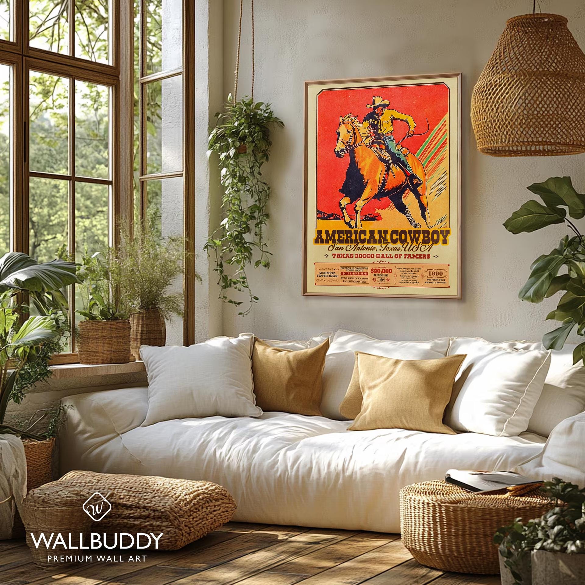 アメリカン・カウボーイ・ロデオ・ポスター：テキサス殿堂