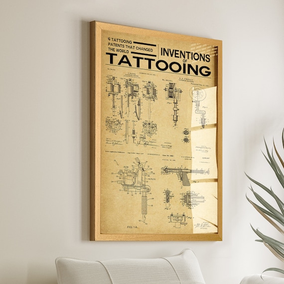 Sewing patent art Set of 6,Industrial Art, Sewing Room Decor - Inspire  Uplift