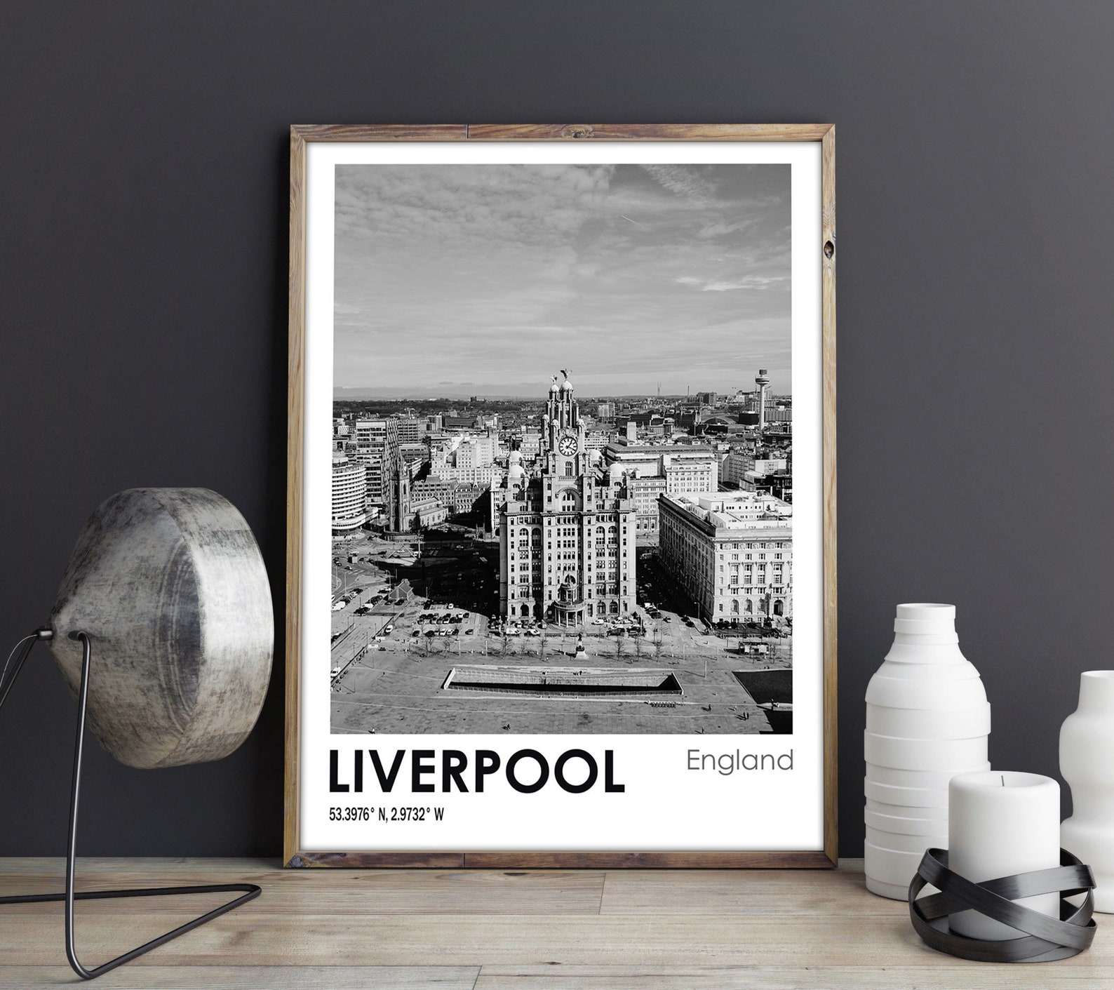 Liverpool Travel Poster Liverpool Photo Print Liverpool Travel Etsy