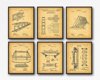 Bridge Inventions Bridge Posters Architecture Prints Design Posters