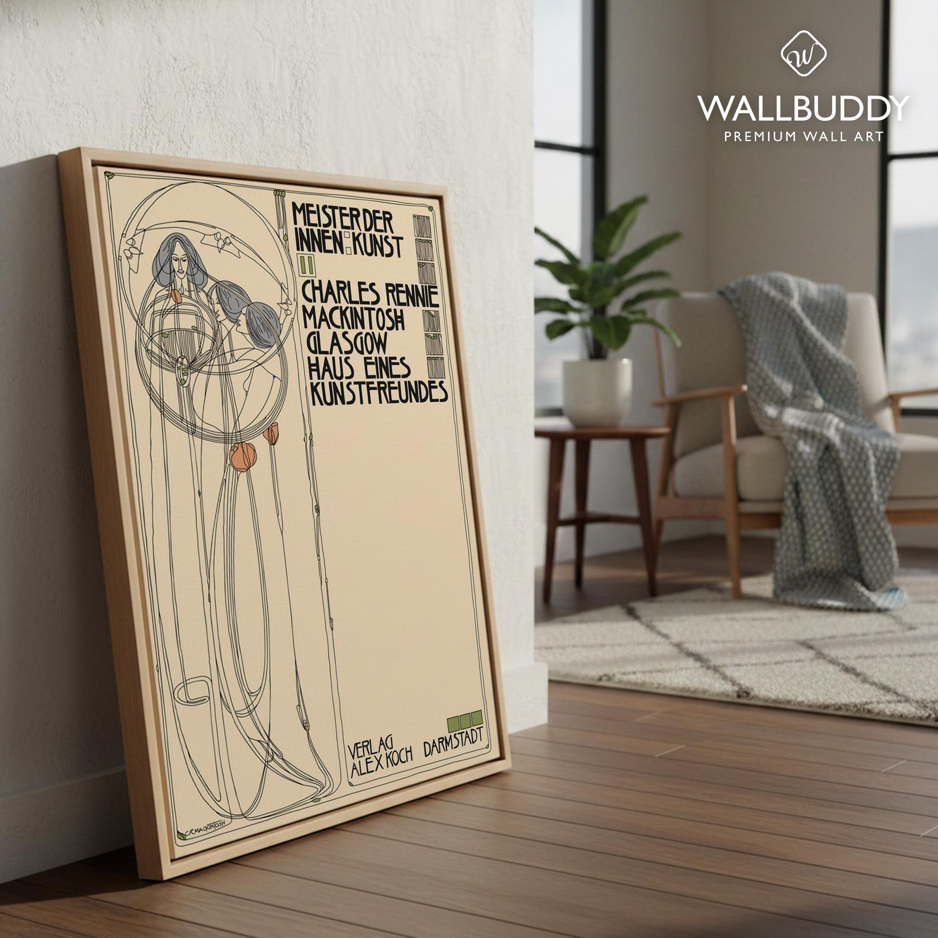 Margaret Macdonald Mackintosh Glasgow School Poster – Art Nouveau