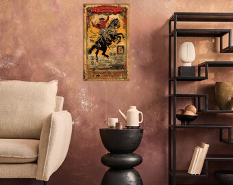 カウボーイと馬の壁飾り - シャイアン・フロンティア・デイズ