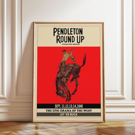 ペンドルトン PENDLETON ROUND-UP ビンテージ看板 ペンドルトン
