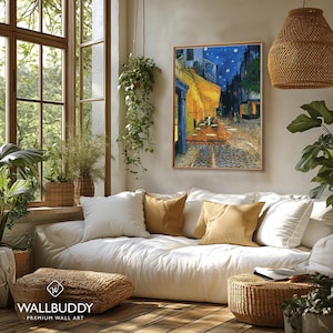 Van Gogh Cafe Terrace at Night Print: Arles, France - Museum Quality image 2