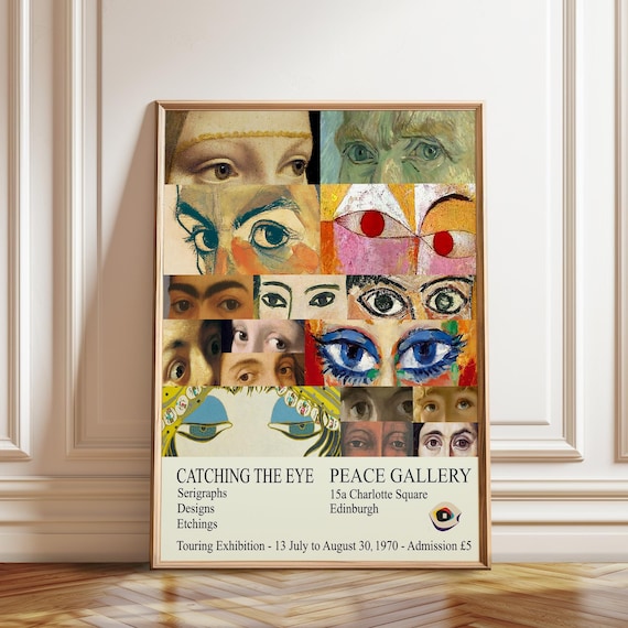 1970~ Wood Frame Vintage Poster
