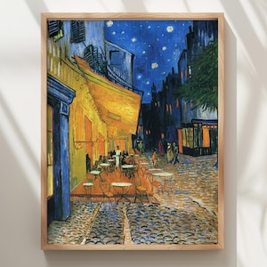 Van Gogh Cafe Terrace at Night Print: Arles, France - Museum Quality image 7