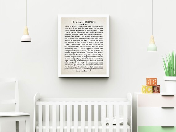 velveteen rabbit nursery