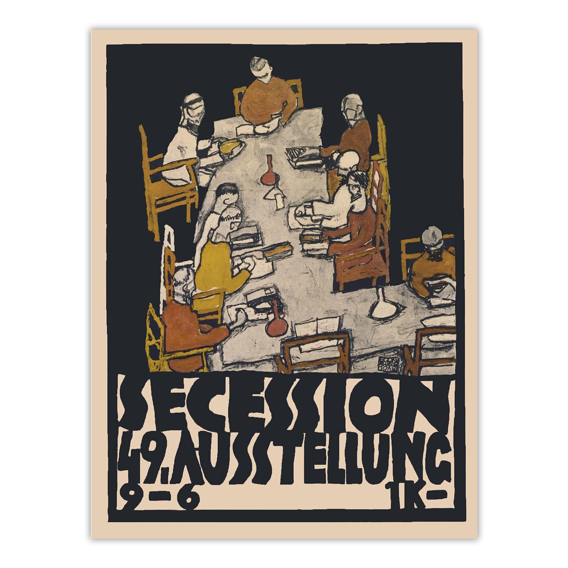 Vienna Secession Poster by Egon Schiele Stunning Vienna