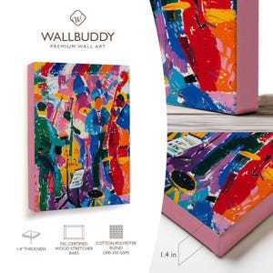 Jazz Abstract Art Print: Matisse-Inspired Music Room Decor image 9