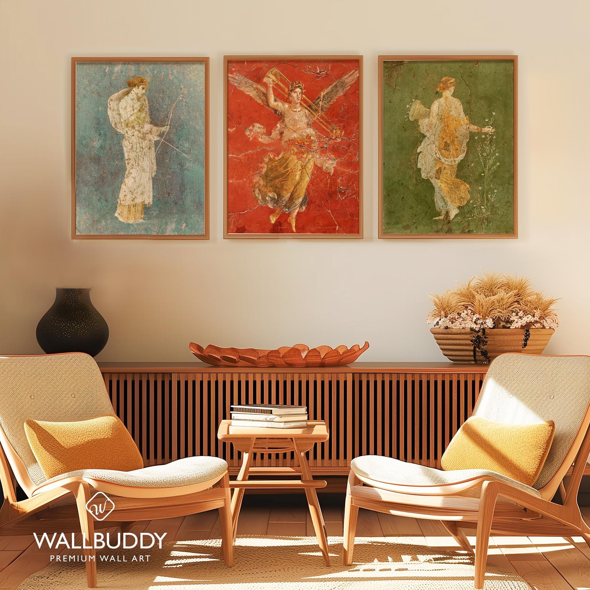 Roman Goddesses Art Print Set: Diana, Flora, Victoria - Classical ...