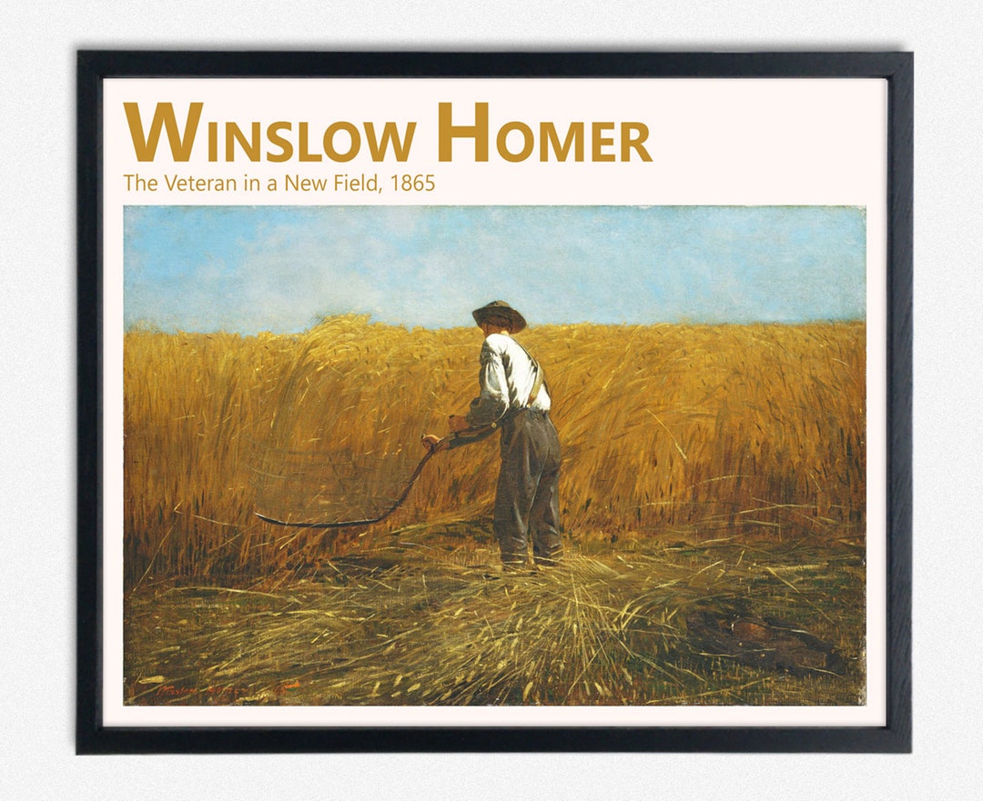Embrace History With Winslow Homer's Iconic Masterpiece: 'the Veteran in a  New Field, 1865' A Timeless Tribute to Courage and Resilience - Etsy UK