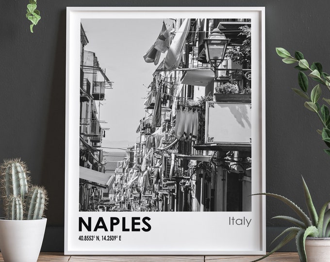 Naples Travel Poster Naples Photo Print Naples Travel Art