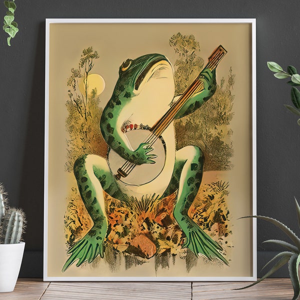 Whimsical Frog - Etsy