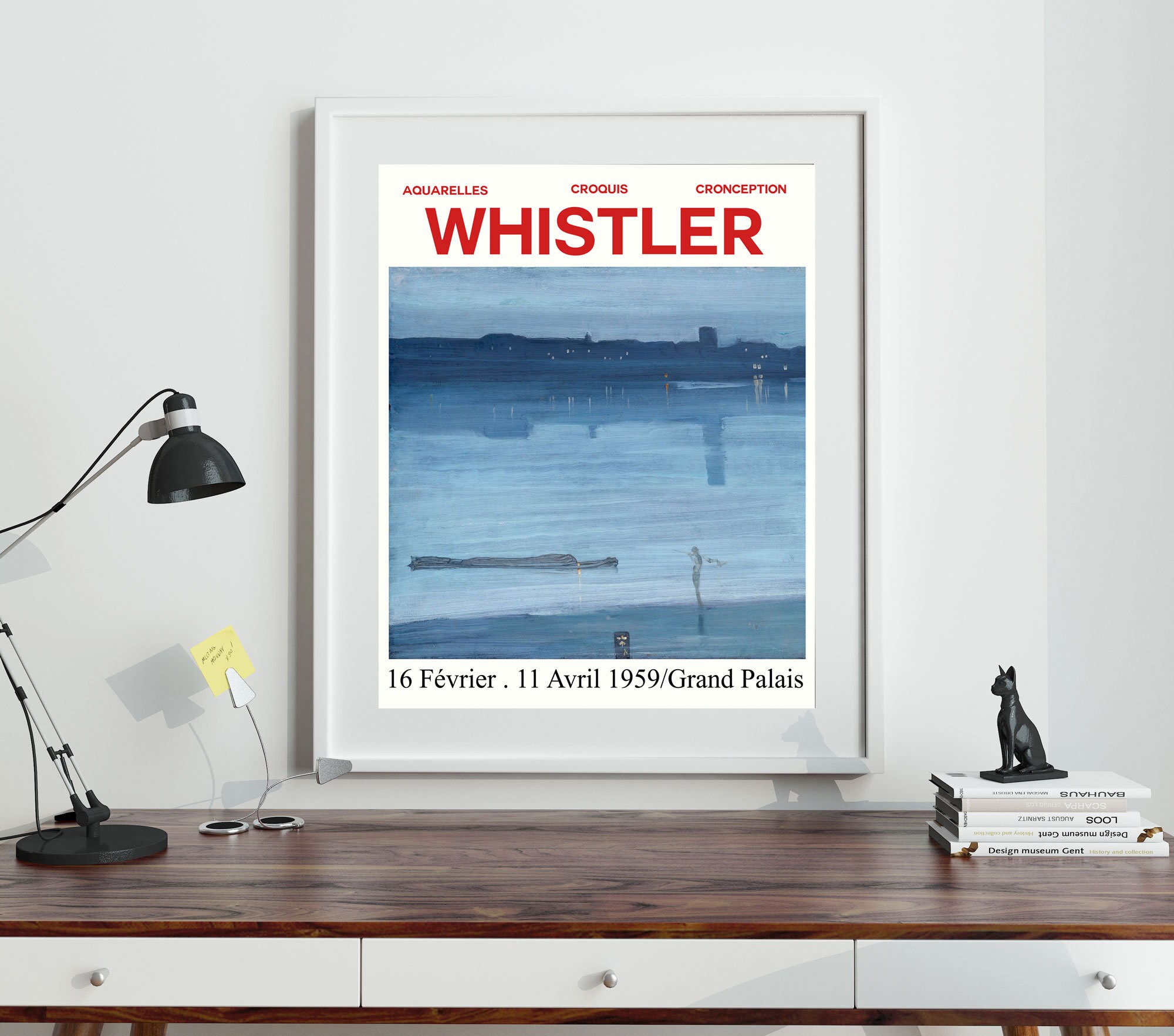 Museum Art Poster for Painting Exhibition James Abbott McNeill Whistler