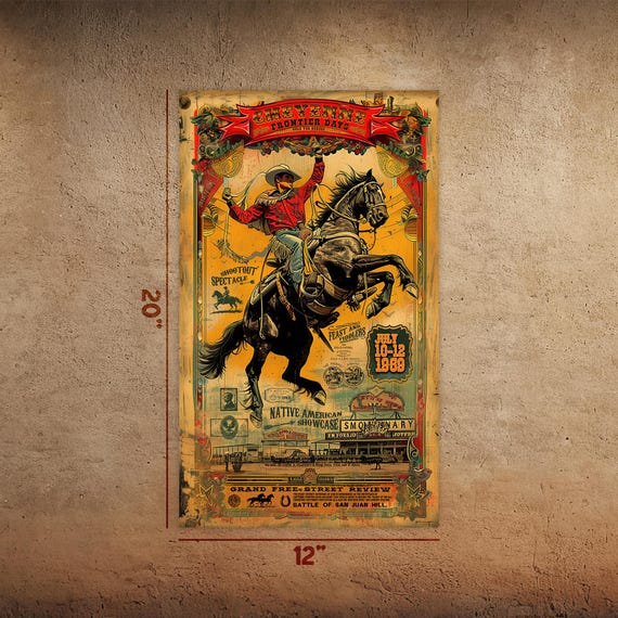 貴重！70's アメリカアンティーク　ウエスタン作品壁掛け　馬カウボーイ雑貨 貴重！70's アメリカアンティーク ウエスタン作品壁掛け 馬