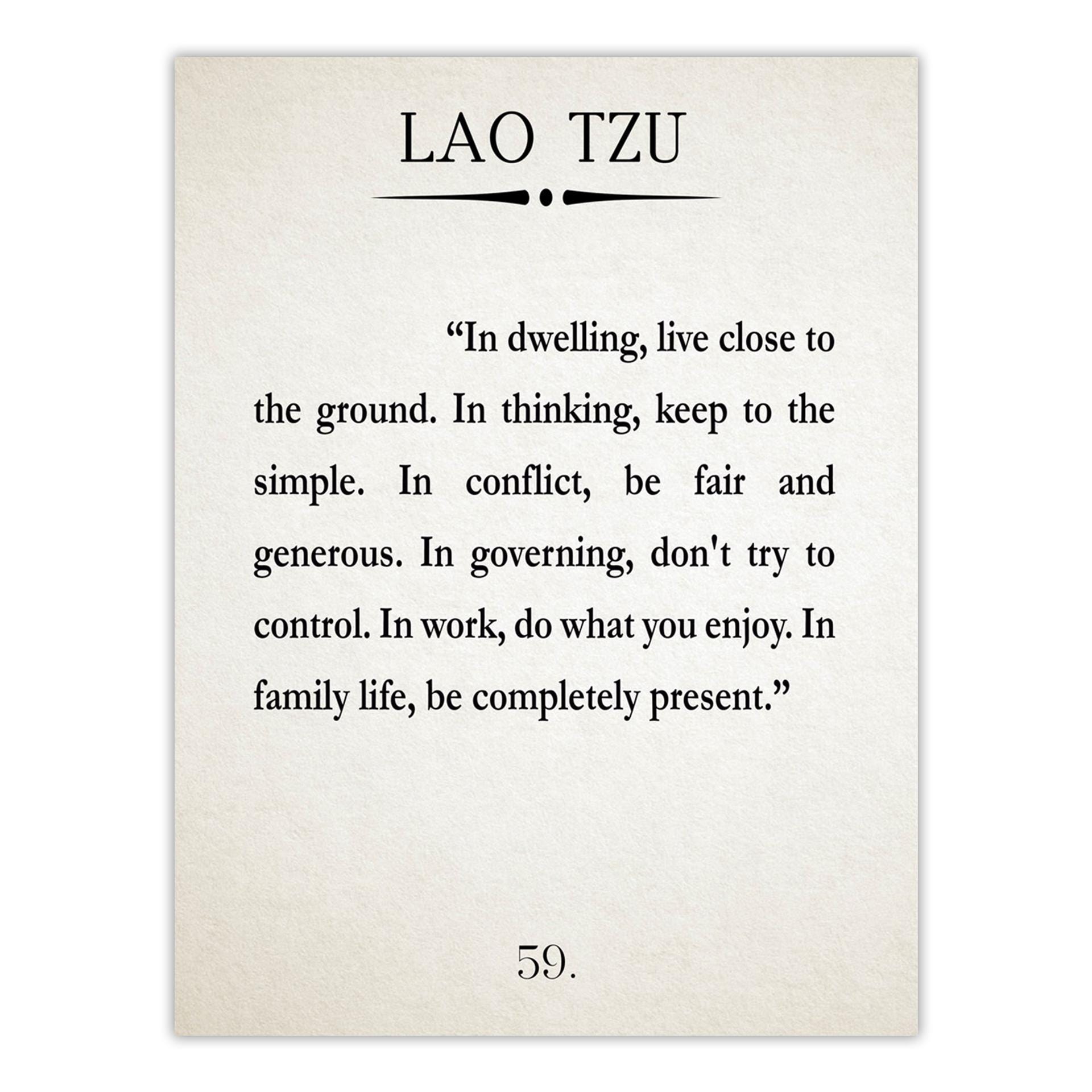 Lao Tzu Quote Print: Chinese Wisdom, Taoist Philosophy - Etsy, image size:1920x1920