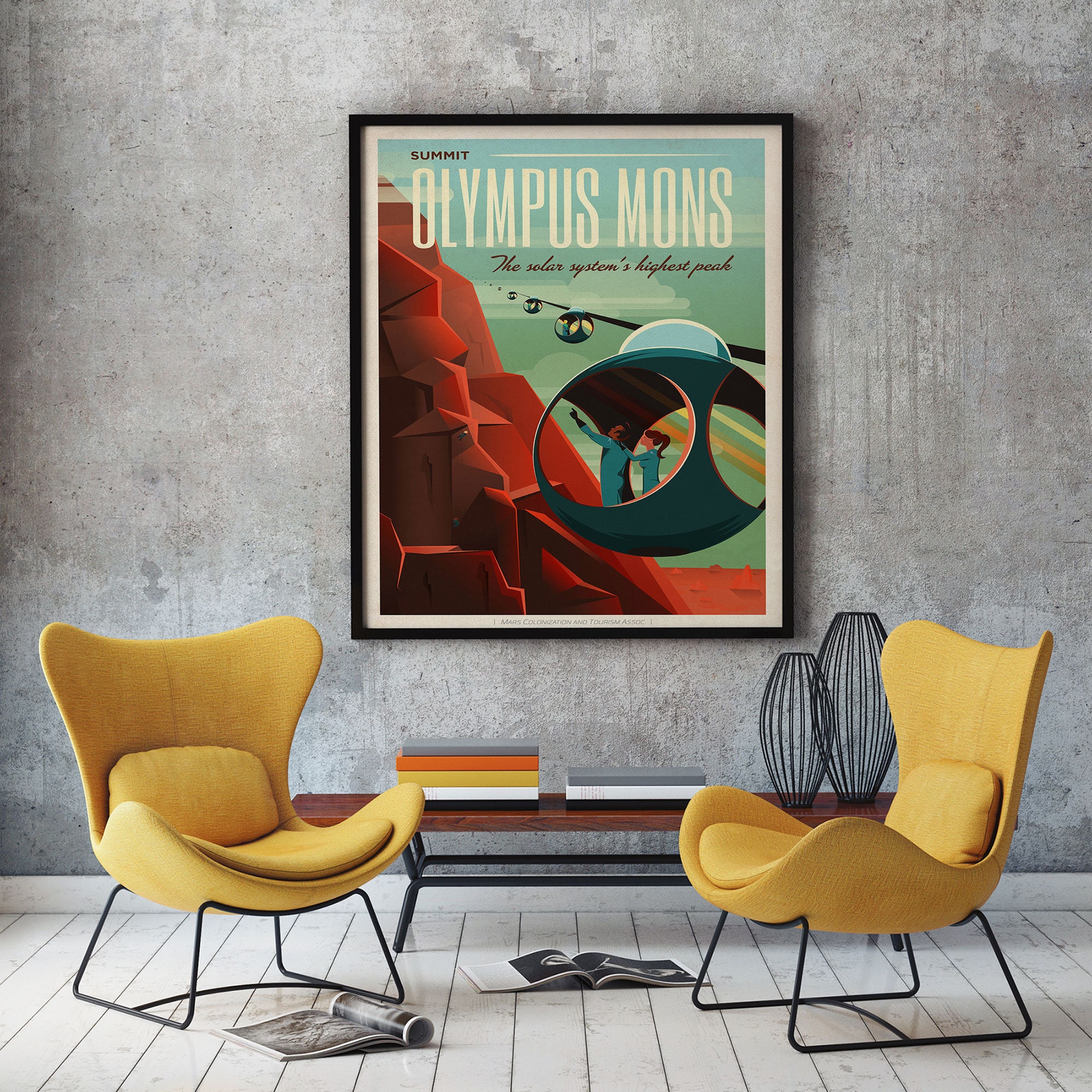 Space Poster Set of 3 Space Wall Decor
