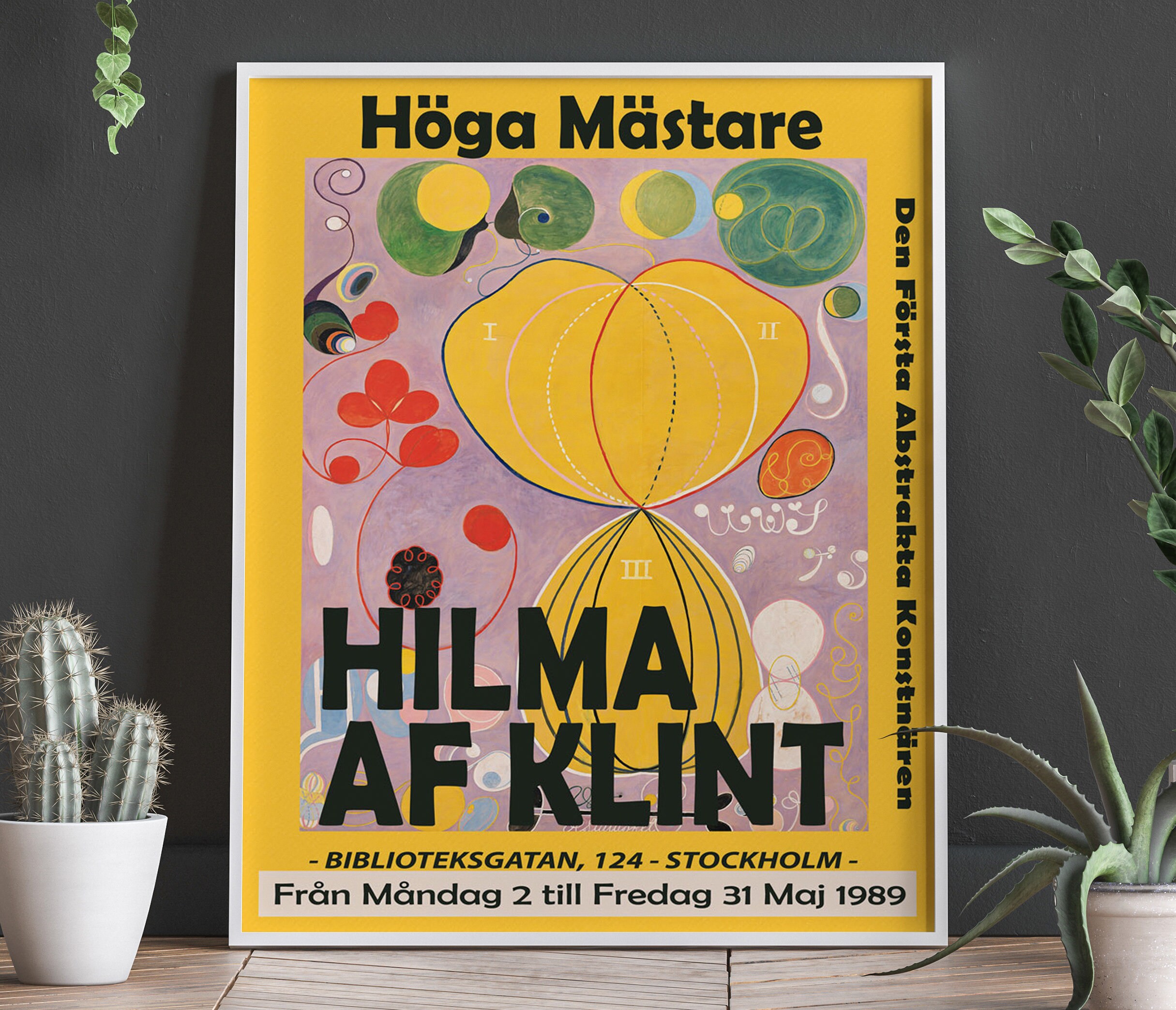 Modern Museum Poster Hilma Af Klint Exhibition Print - Etsy