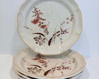 Mikasa Country Charm Strawflowers Dinner Plates