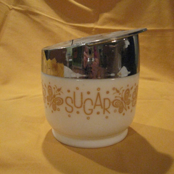 Butterfly Gold Sugar Dispenser