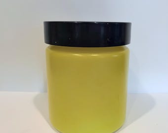 Anchor Hocking/Fire King Yellow Canister