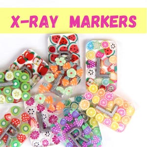 1 Pair of Xray Markers custom and cute! Cute Custom Pb Markers.  1 Pair of x-ray markers.  Choose your own L and R X-ray Markers set.