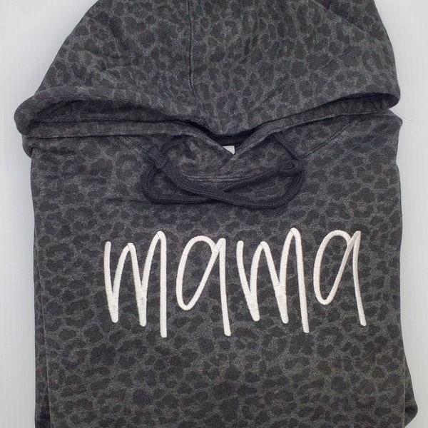 Leopard Mama Sweatshirt, Leopard Print Sweatshirt, Mom Shirt , Mama Hoodie, New Mom Gift, Mothers Days Gift, Baby Shower Gift, Valentines