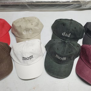 Mom Hat, Dad Hat, New Parents, Baby Shower Gift, Baby Reveal, Ultrasound Picture Prop, Best Seller, Etsy Pick ,Trending New Mom Gift, Trending New Dad Gift, Trending Baby Reveal Gift