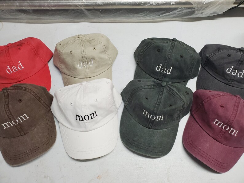 Mom Hat, Dad Hat, New Parents, Baby Shower Gift, Baby Reveal, Ultrasound Picture Prop, Best Seller, Etsy Pick ,Trending New Mom Gift, Trending New Dad Gift, Trending Baby Reveal Gift