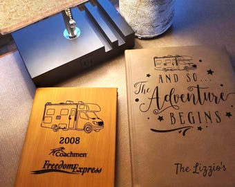 RV Journal, RV Maintenance, RV Life, Camping Journal, Travel Journal, Custom Journal, rv maintenance log, Gift for Dad,