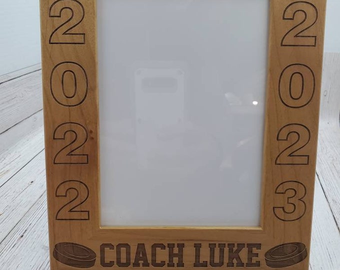 Sport Team Coach Picture Frame, Personalized Coach Thank You Gift, Coach Gift Picture Frame, Personalized Coach Gifts, FREE SHIPPING