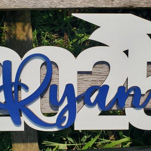 Personalized Graduation Name, 2025 or 2026 Graduation Wood Sign, Grad Party Backdrop Decor, High School, Senior Pictures, Gift for Graduate