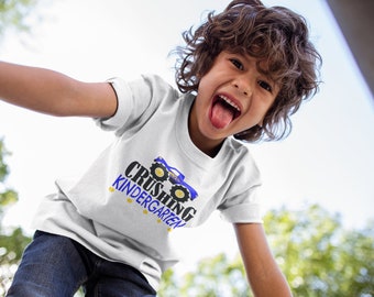 Boy's Back To School Shirt , Crushing Kindergarten, 1st Grade Shirt, Kindergarten, Ready to Crush 2nd Grade, 4th Grade