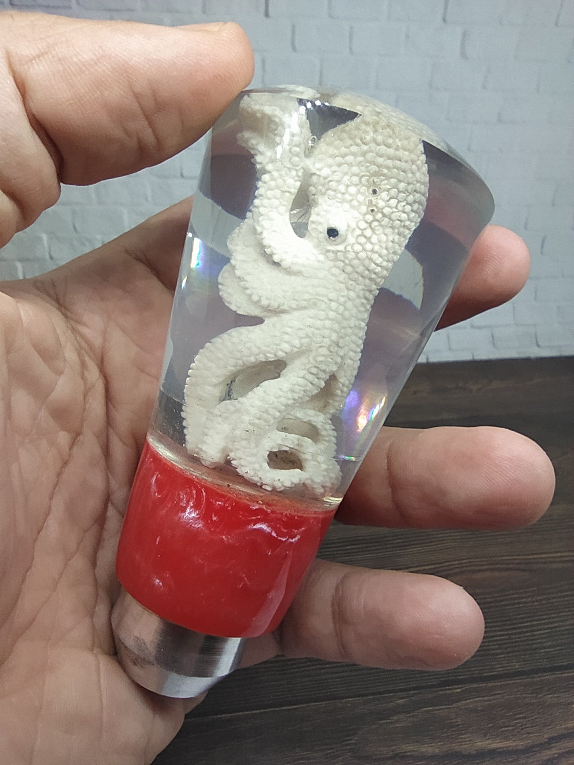 Underwater Octopus Kraken Sculpture Gear Shift Shifter Knob Etsy UK