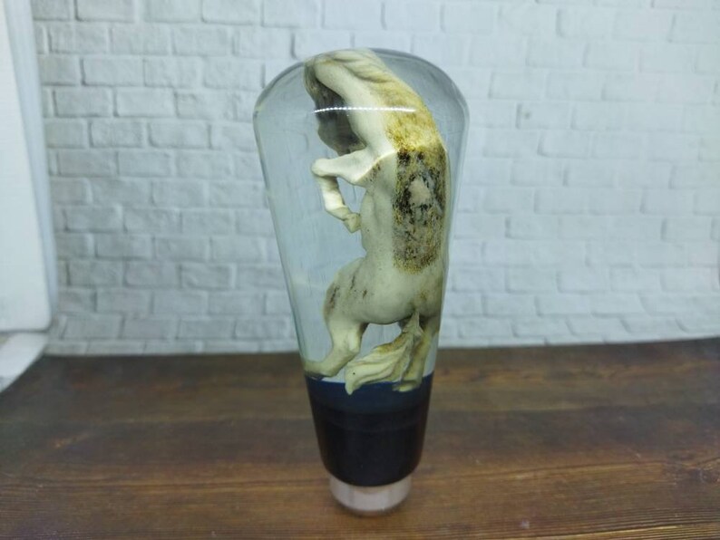 Underwater Horse Sculpture Gear Shift Shifter Knob Deer Antler Etsy
