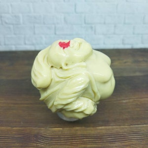 Fat Monk Shaolin Smile Buddha Budha Gear Shift Shifter Knob Handle Transmission from Billiard Cue Ball  Hand Carved (Thread 12x1,25)