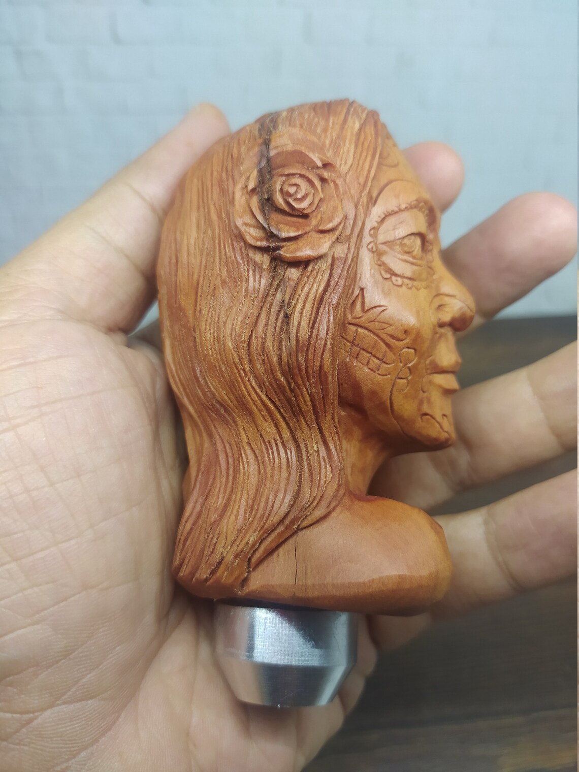 Tribal Tattoo Indian Girl Gear Shift Knob Handle Transmission Etsy