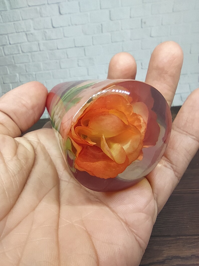 Underwater Rose Flower Gear Shift Knob From Acrilyc Resin_a21 Etsy
