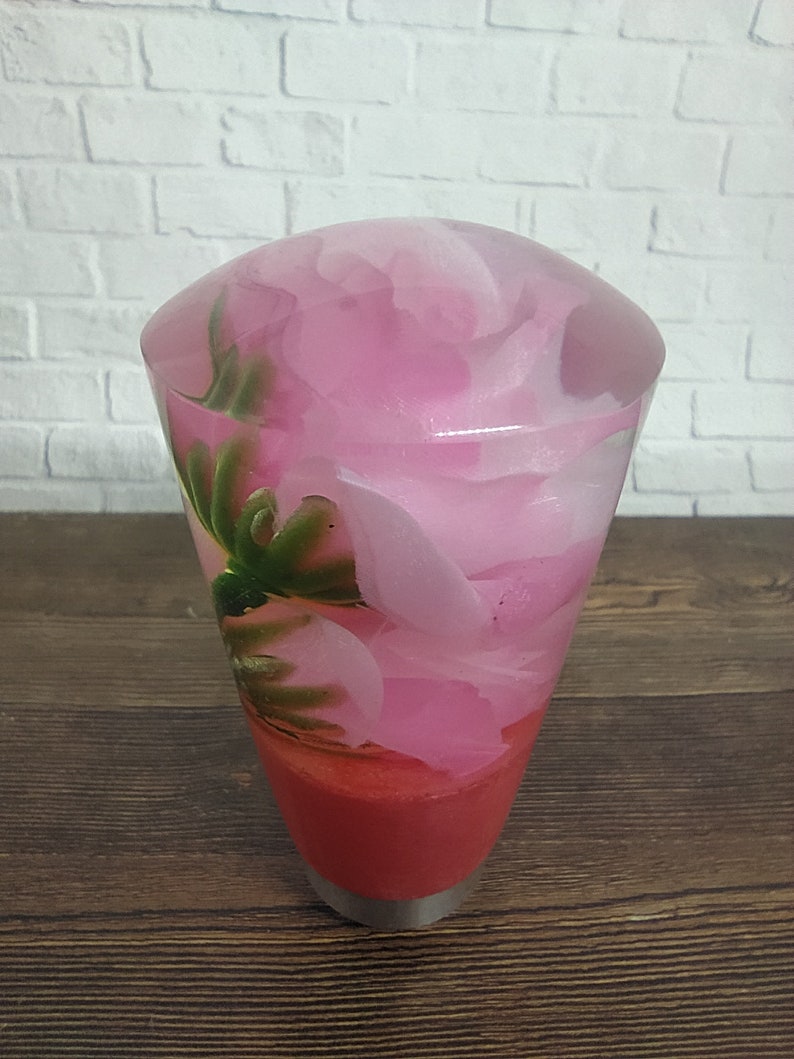 Underwater Pink Rose Flower Gear Shift Knob Acrylic Resin_a158 Etsy