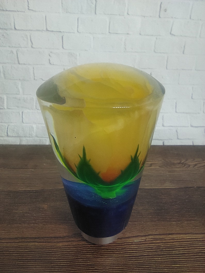 Underwater Yellow Rose Flower Gear Shift Shifter Knob Acrylic Etsy