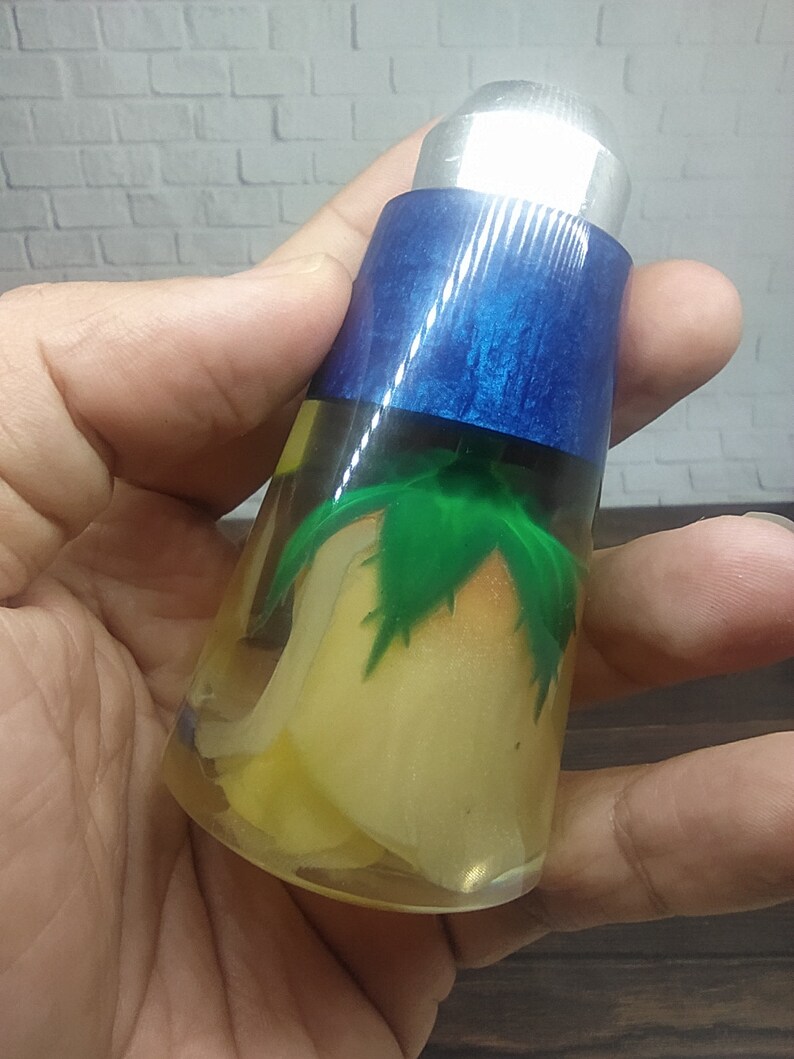 Underwater Yellow Rose Flower Gear Shift Shifter Knob Acrylic Etsy