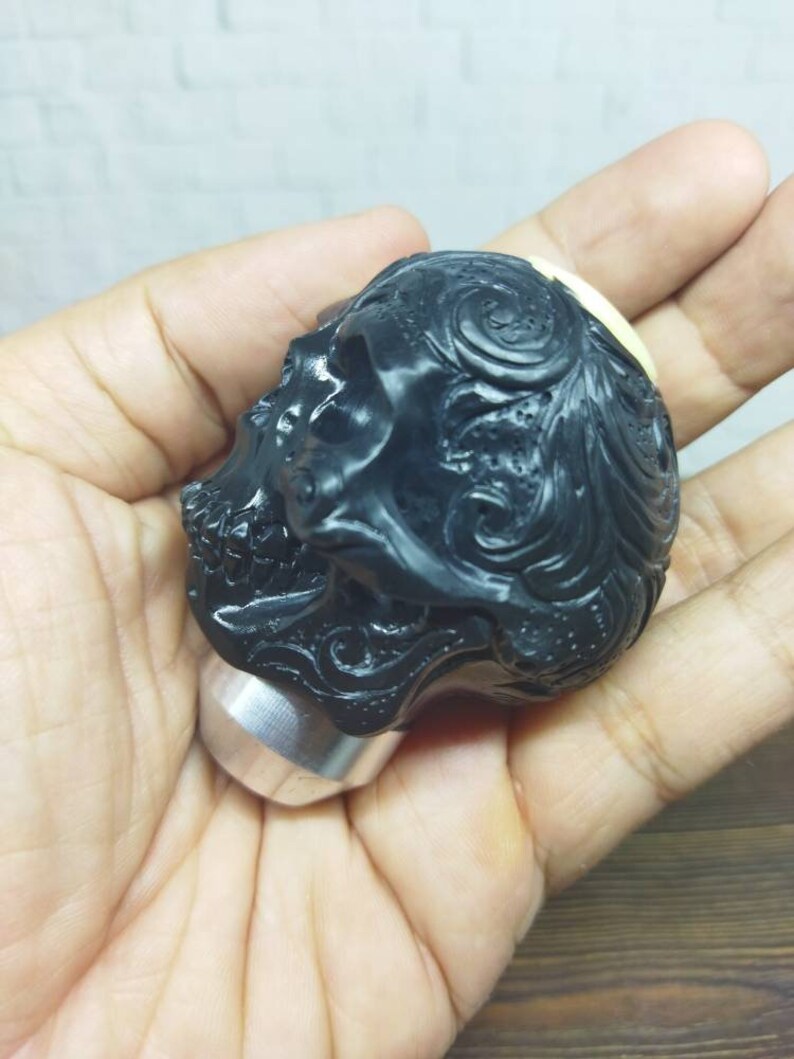 Tribal Skull Skeleton Head Gear Shift Shifter Knob Handle Etsy