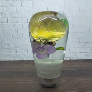 Underwater REAL Butterfly with Flower Gear Shift Knob from Acrilyc Resin_a3