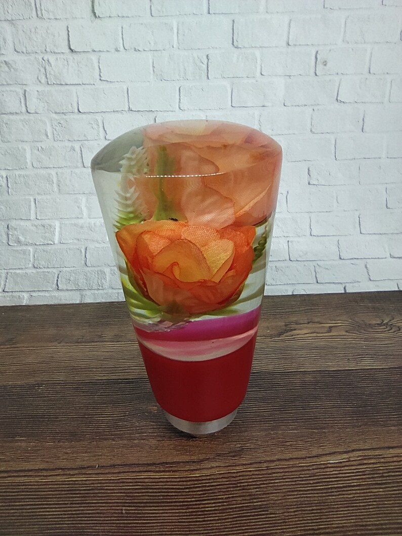 Underwater Rose Flower Gear Shift Knob From Acrilyc Resin_a21 Etsy