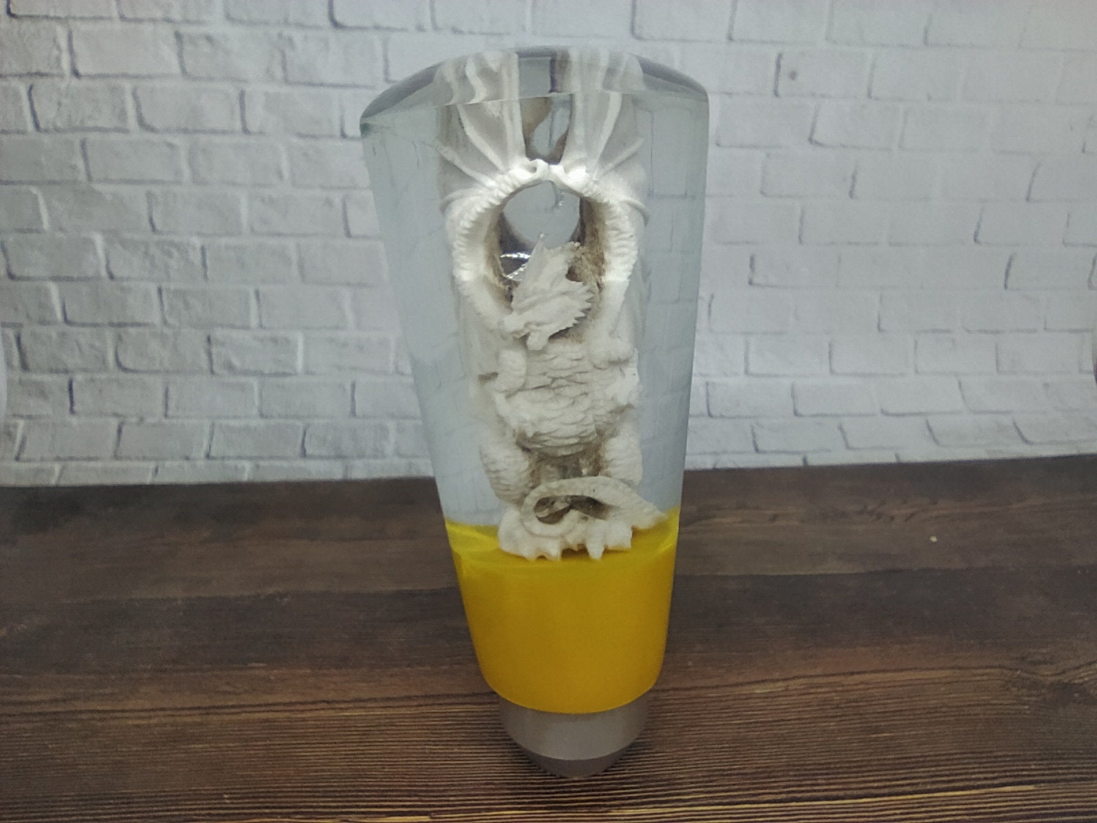 Underwater Dragon Sculpture Gear Shifter Knob Deer Antler Etsy