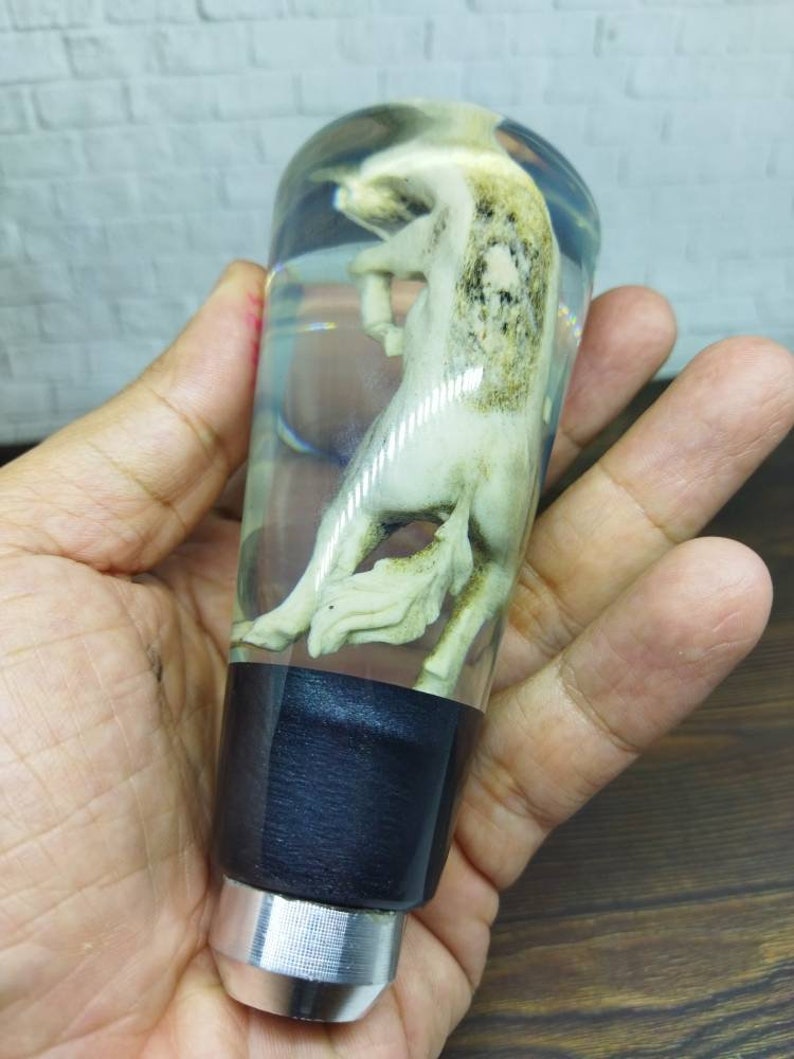 Underwater Horse Sculpture Gear Shift Shifter Knob Deer Antler Etsy