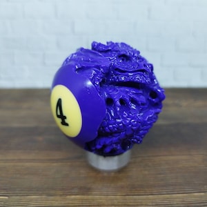 Dragon Gear Shift Shifter Knob Handle Transmission from Billiard Ball Hand Carved (Thread 12x1,25)