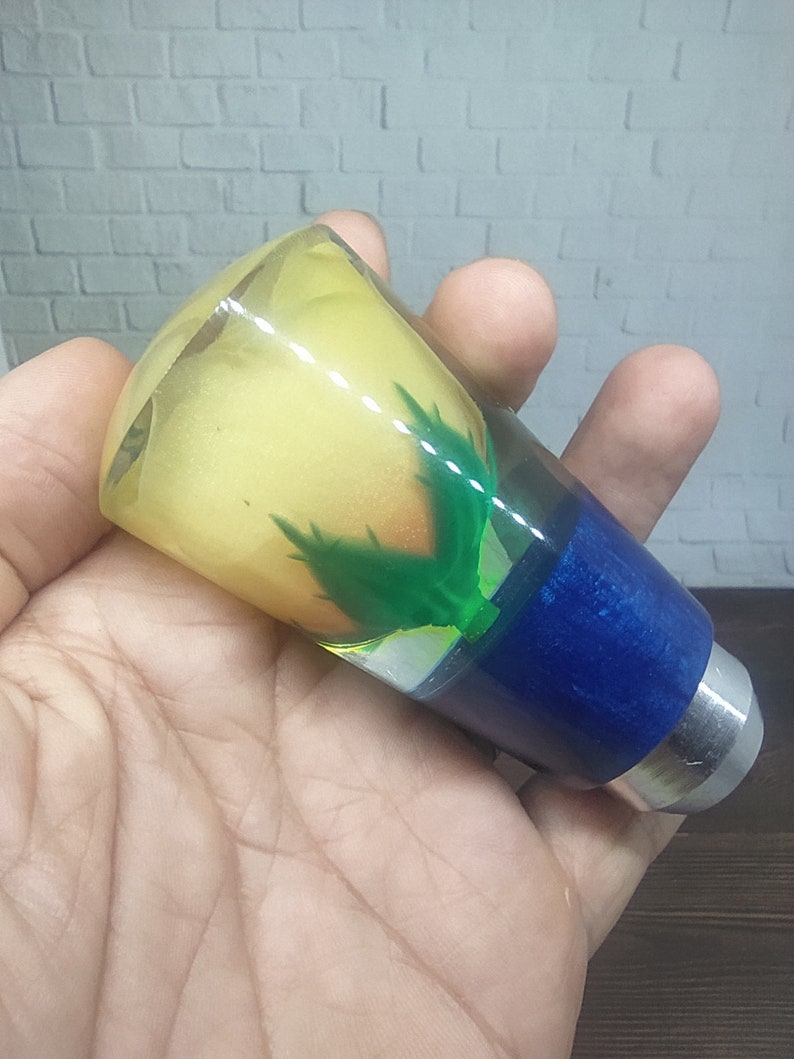 Underwater Yellow Rose Flower Gear Shift Shifter Knob Acrylic Etsy