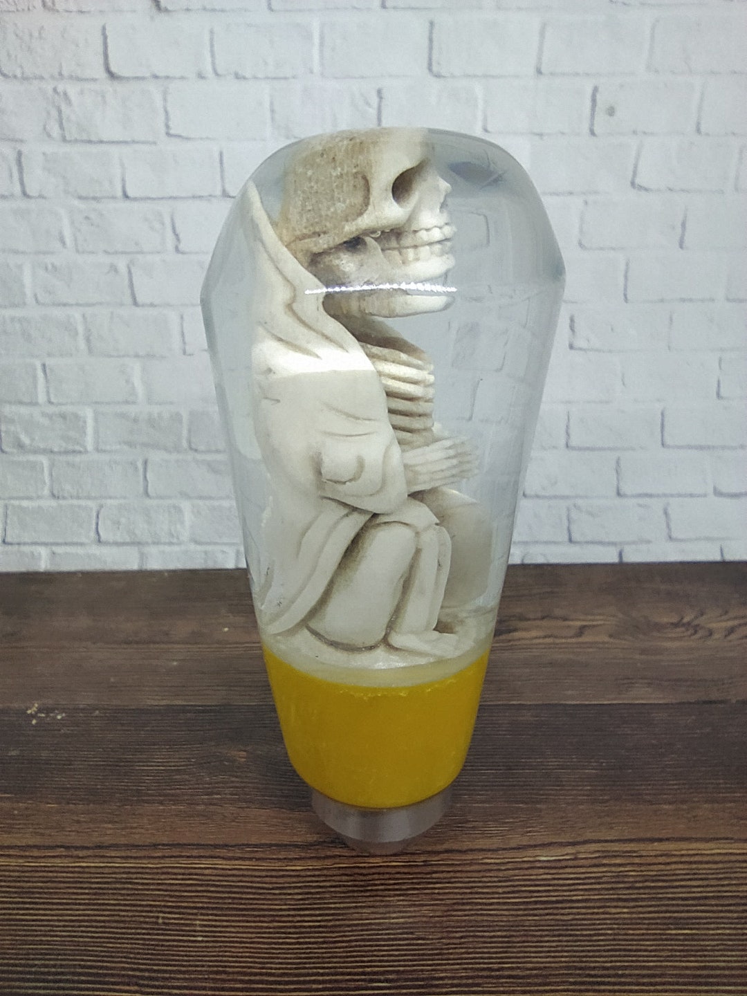 Underwater Grim Reaper Skull Skeleton Sculpture Gear Shift Shifter Knob