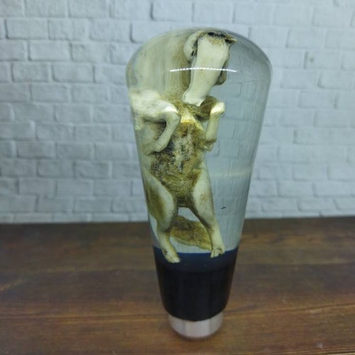Underwater Horse Sculpture Gear Shift Shifter Knob Deer Antler Acrilyc